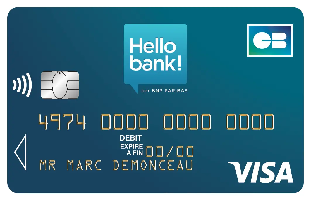 Carte Hello Bank!