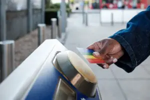 Oyster Card dans le métro londonien